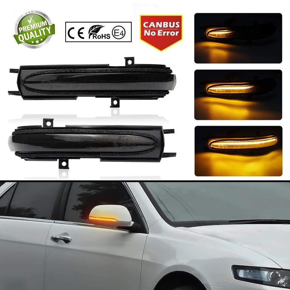 LED BOCNI DYNAMIC MIGAVCI U RETROVIZORU, TIPSKI - HONDA - SMOKE LENS 17030116 Beograd Zemun